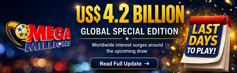 Mega Millions global draw banner